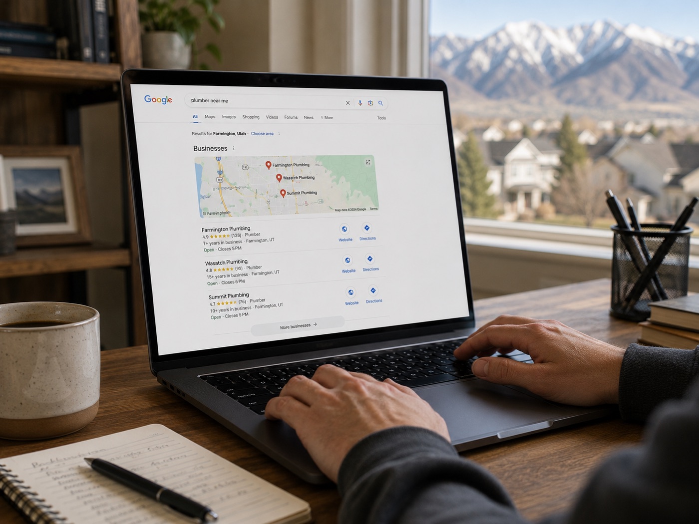 Local SEO for Utah service businesses